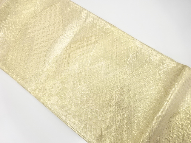 JAPANESE FUKURO OBI / SAGANISHIKI / WOVEN RHOMBUS